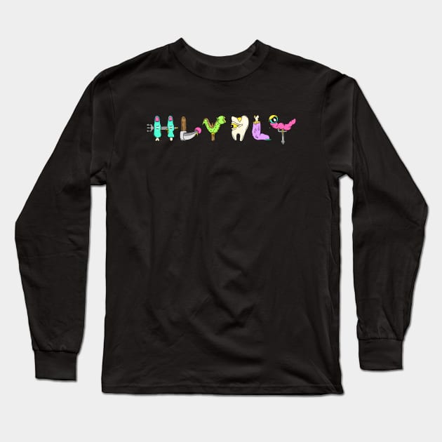 Holeymoley Monster Long Sleeve T-Shirt by holeymoleymerch